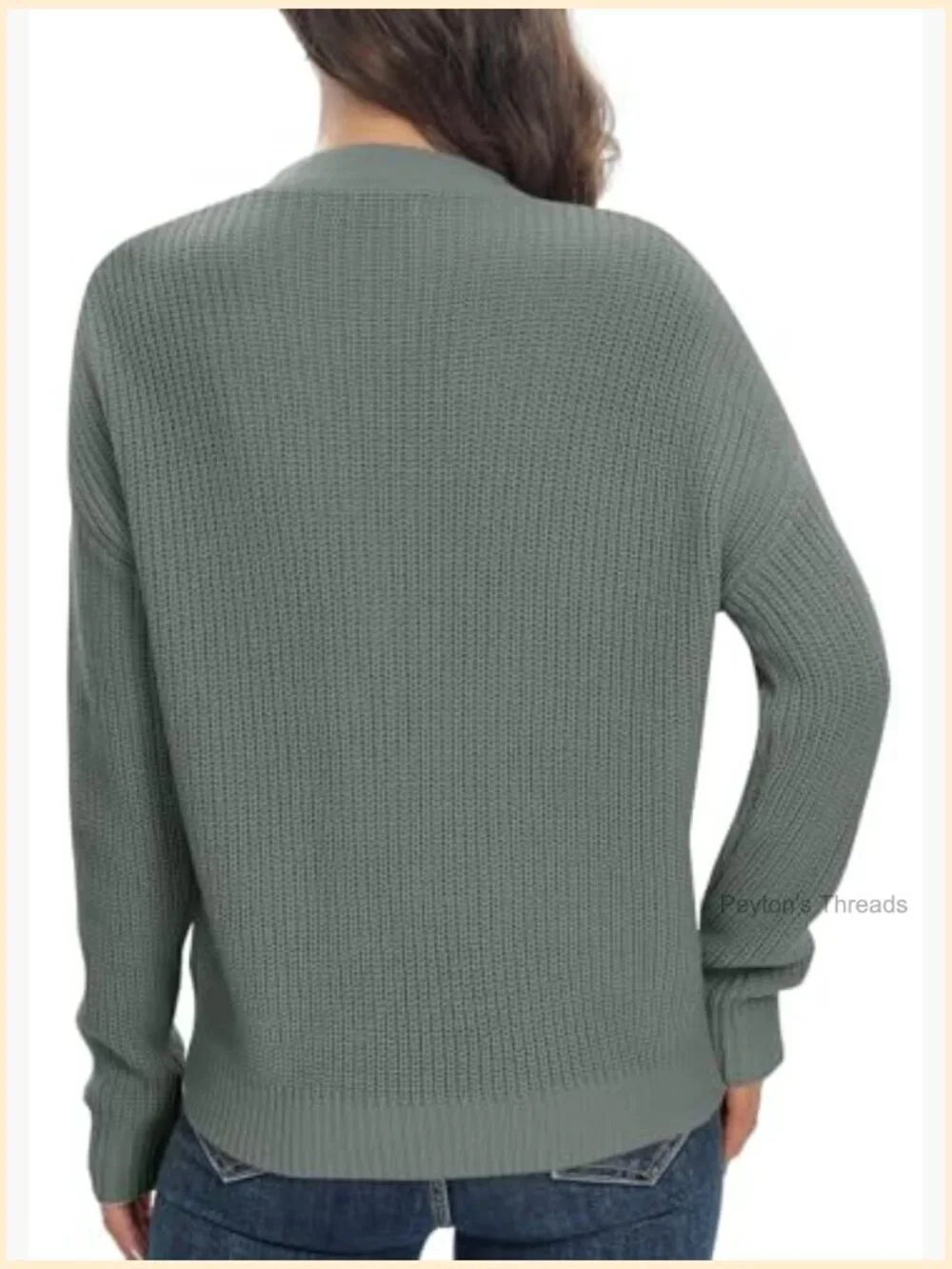 Lightweight Knit Open Front V-Neck Long Sleeve Button Down Cardigan with Pockets